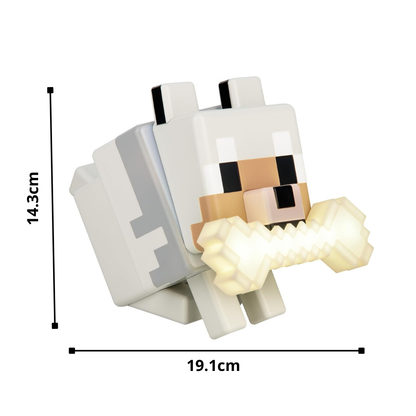 WolfCraft™ Pixel Wolf LED Night Light